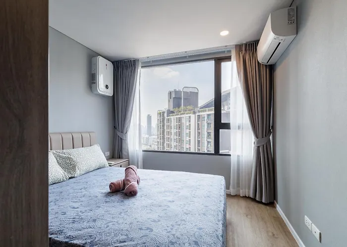 Loft 二房可住4人 近jodd夜市 游泳池 Bangkok
